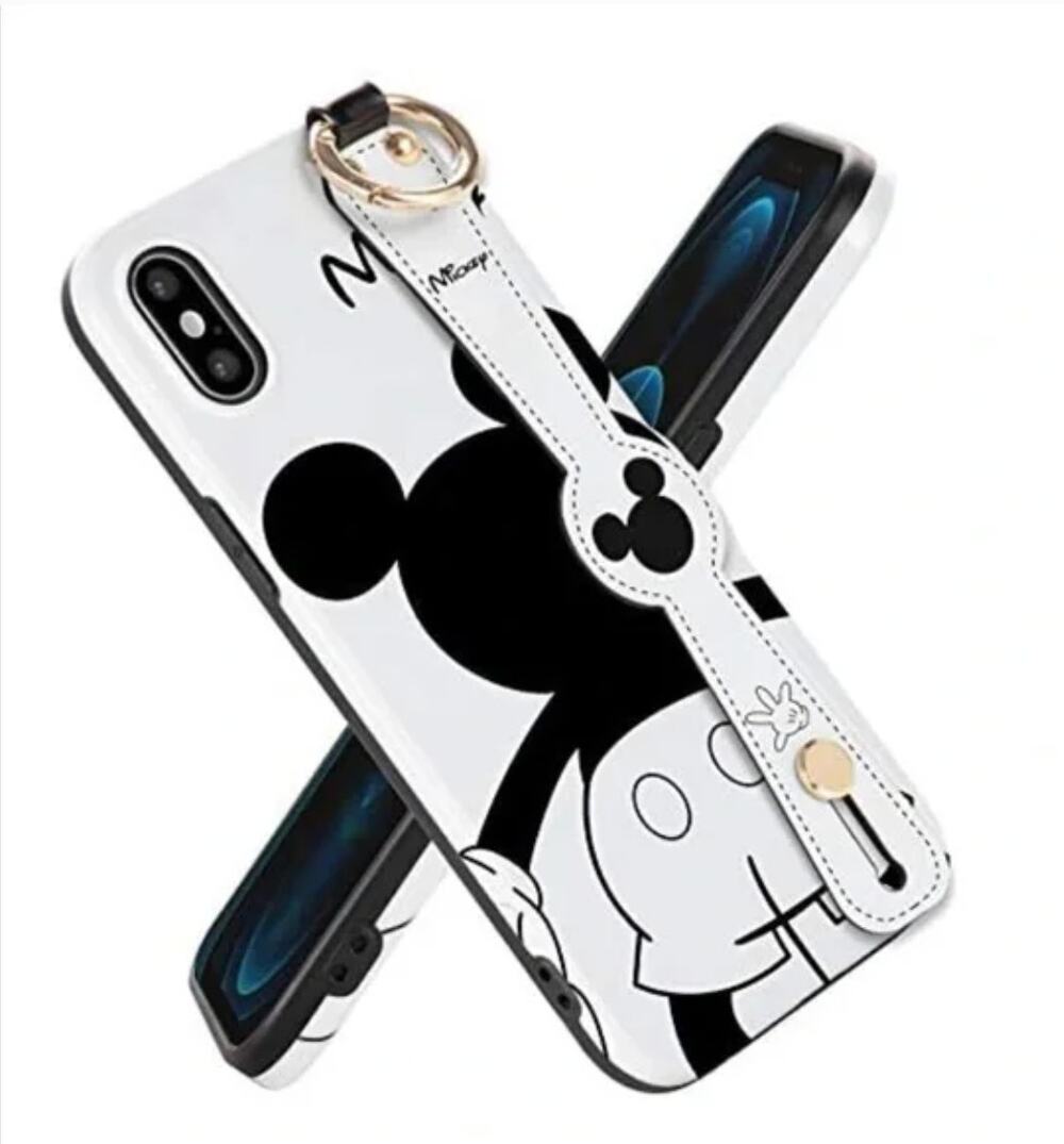 Disney Mickey Mouse iPhone XS Max Case Wrist Strap Key Ring